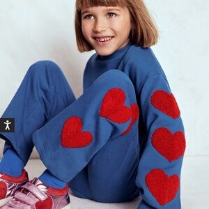 Mini Boden Bobbie Aplique Sweatshirt & Pants 4/5yr